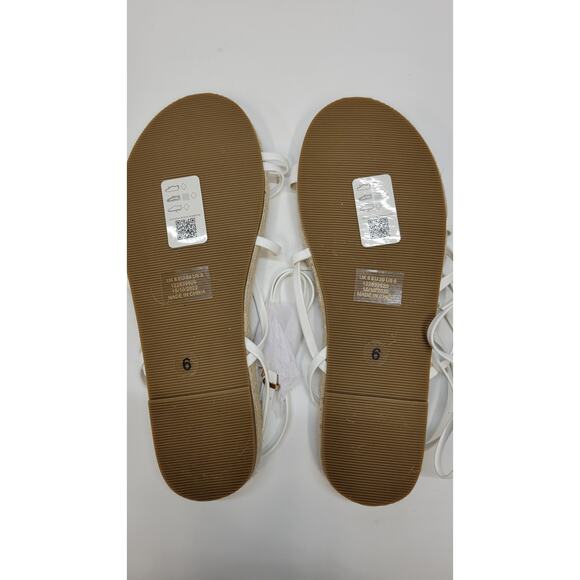 ASOS DESIGN Jamila Toe Loop Espadrille in White Size8 - Picture 6 of 9